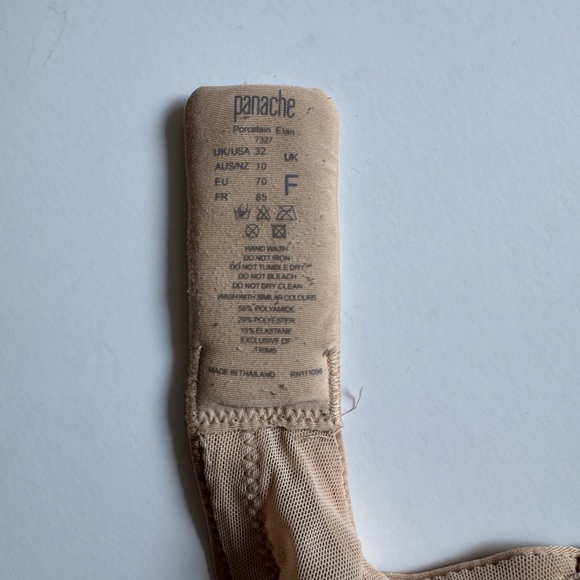 Panache Porcelain Elan Smooth T-Shirt Bra 32F - Picture 6 of 6